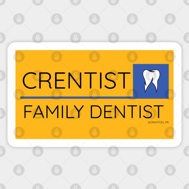 The Office - Crentist Family Dentist Sticker by OfficeBros